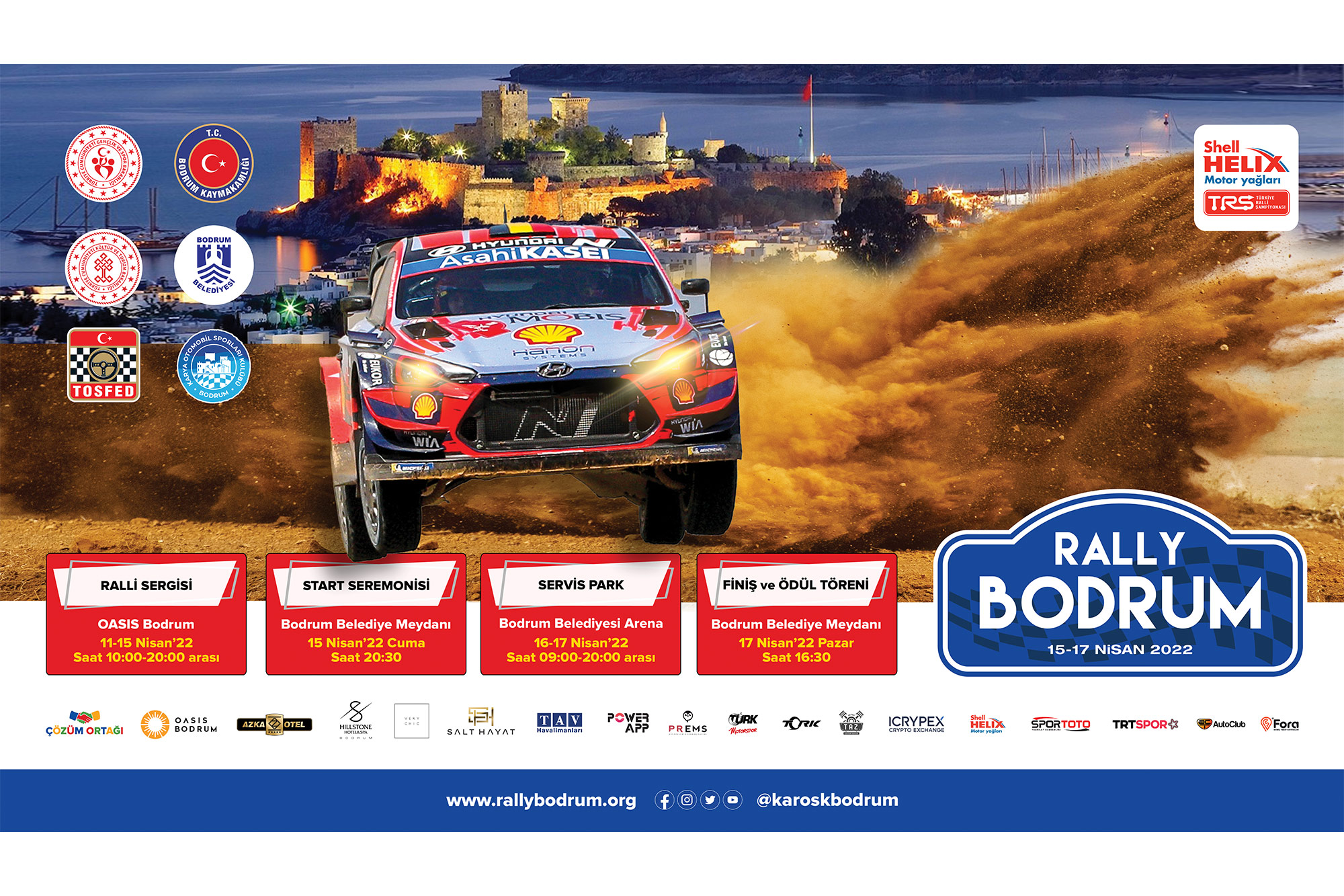 Rally Bodrum Dokümanları Yayında